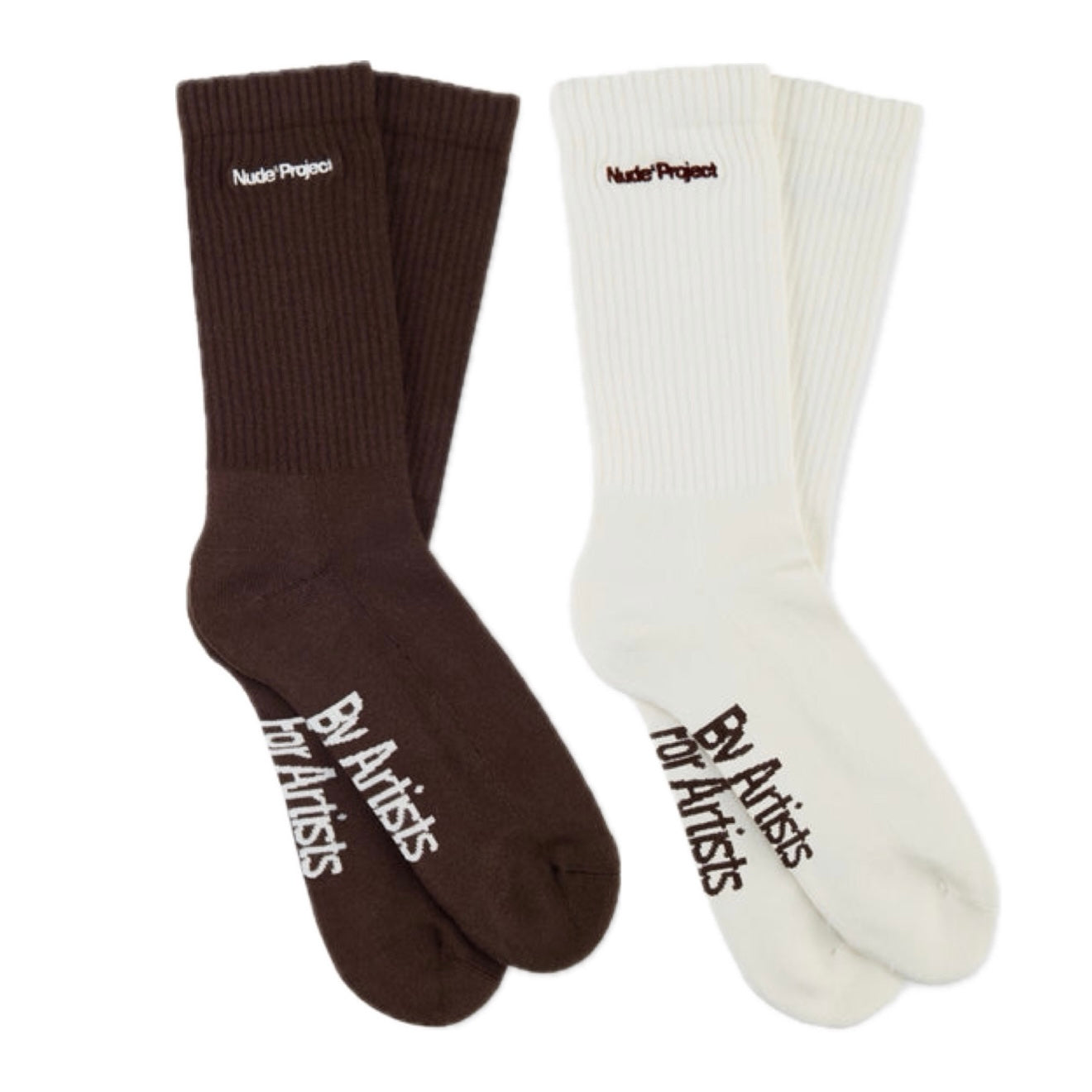 Calcetines Nude Core Marrones BIPACK