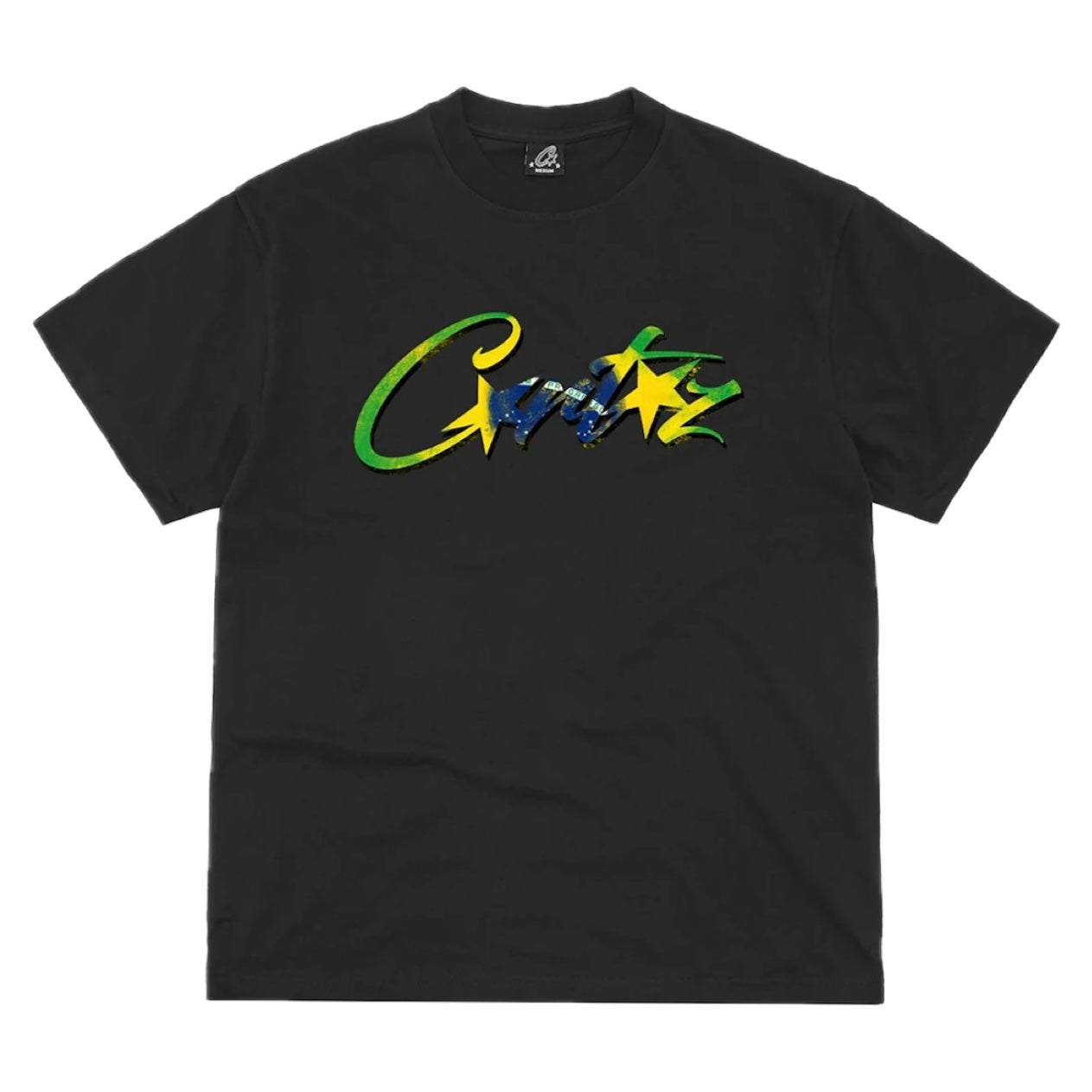 Polera Corteiz Brasil Tee Black SS24