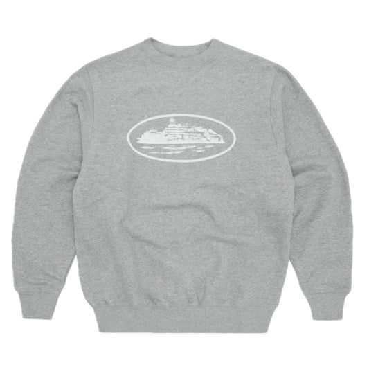 Poleron Corteiz OG Alcatraz Crewneck Grey