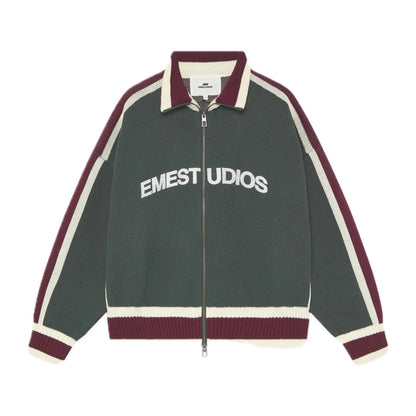 Sweater Eme Studios Echellor Forest Zipper Knit