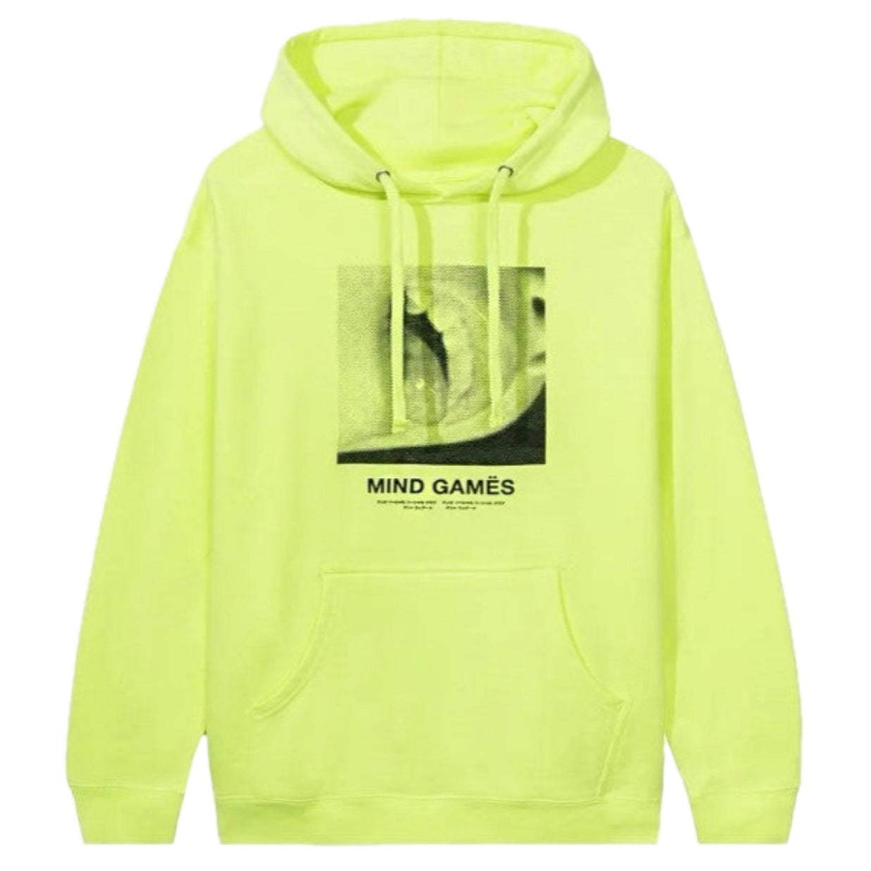 Poleron ASSC Open Minded Neon Green Hoodie