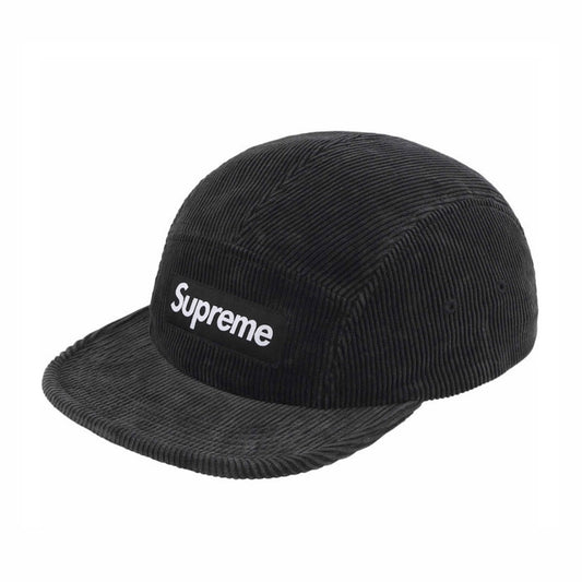 Gorro Supreme Corduroy Camp Cap SS25 Black