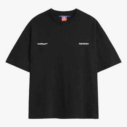 Polera Fake Gods Iced Heart Tee Black - XL