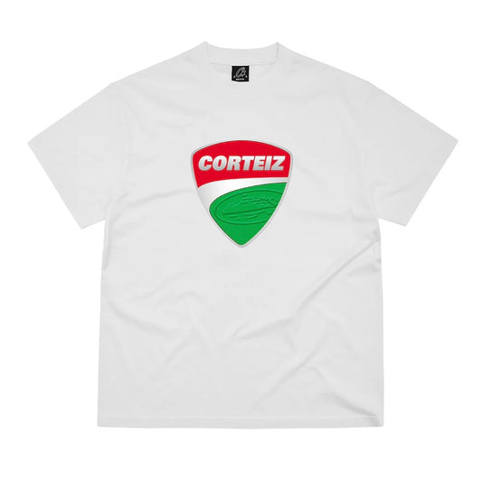 Polera Corteiz Shield Tee White