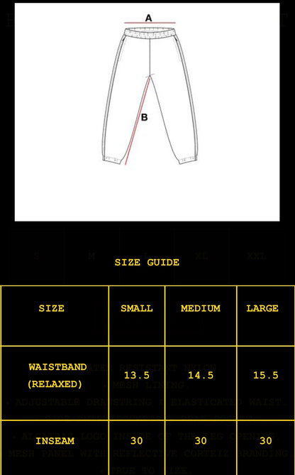 Pantalon Corteiz Bias Panel Shuku Pant Black