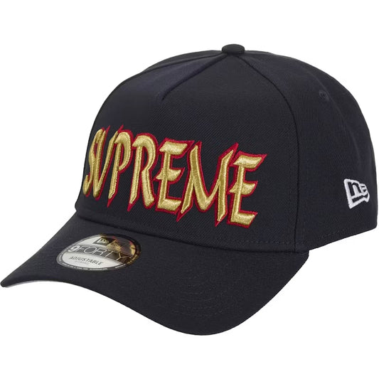 Gorro Supreme Sharp Spellout Adjustable New Era Cap Navy