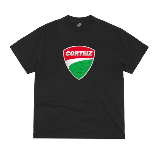 Polera Corteiz Shield Tee Black