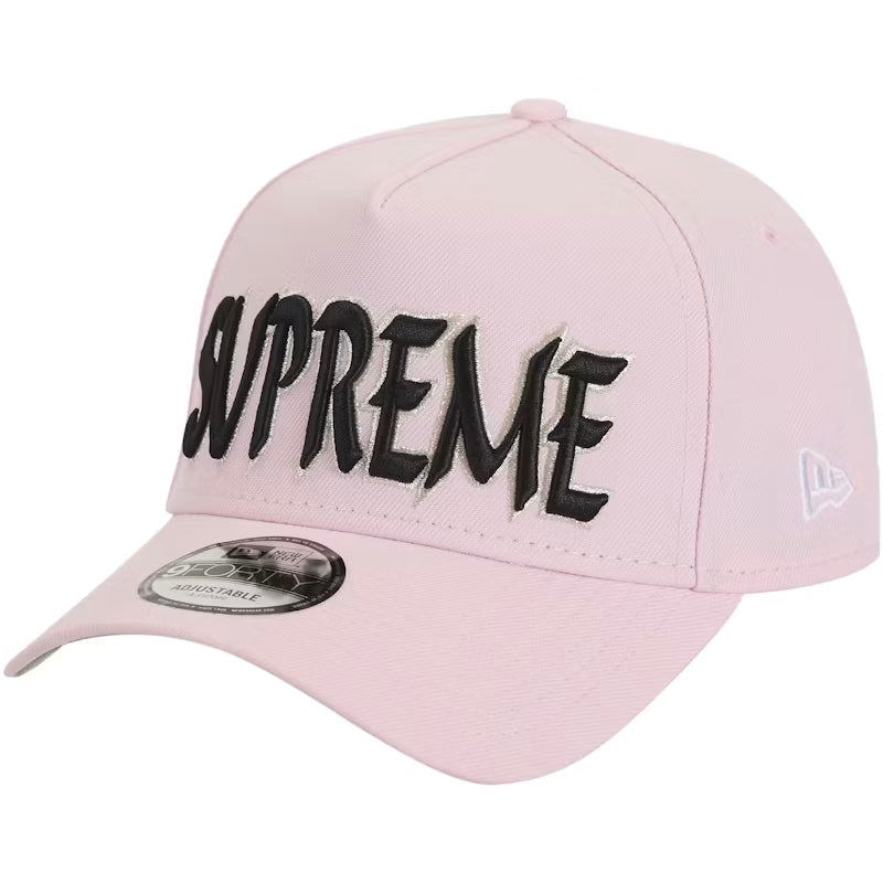 Gorro Supreme Sharp Spellout Adjustable New Era Cap Pink