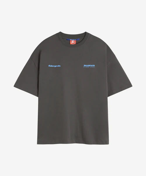 Polera Fake Gods Ice Cube Dark Grey