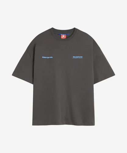 Polera Fake Gods Ice Cube Dark Grey