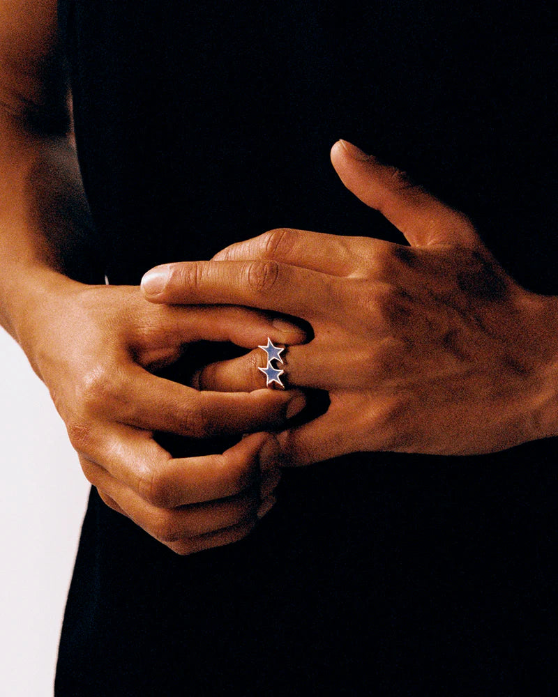 Anillo Twojeys Icon Enameled Single