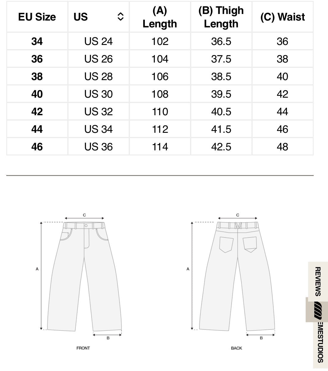 Pantalon Eme Studios Rough Denim