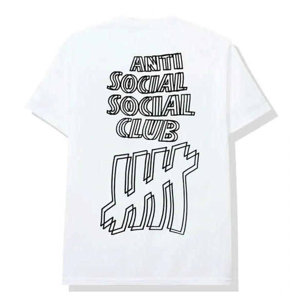 Polera ASSC x Undefeated White Tee - L