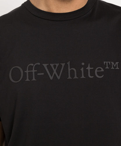 Polera Off-White Bookish Land Slim Black