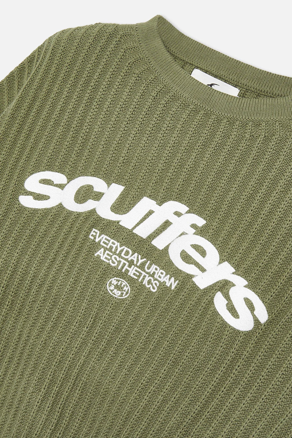 Sweater Scuffers Iconic Jersey Caqui Knit