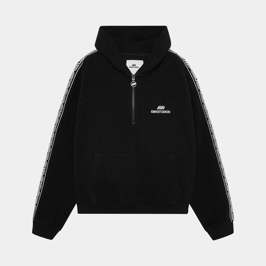 Poleron Eme Studios Puller Black Half Zip