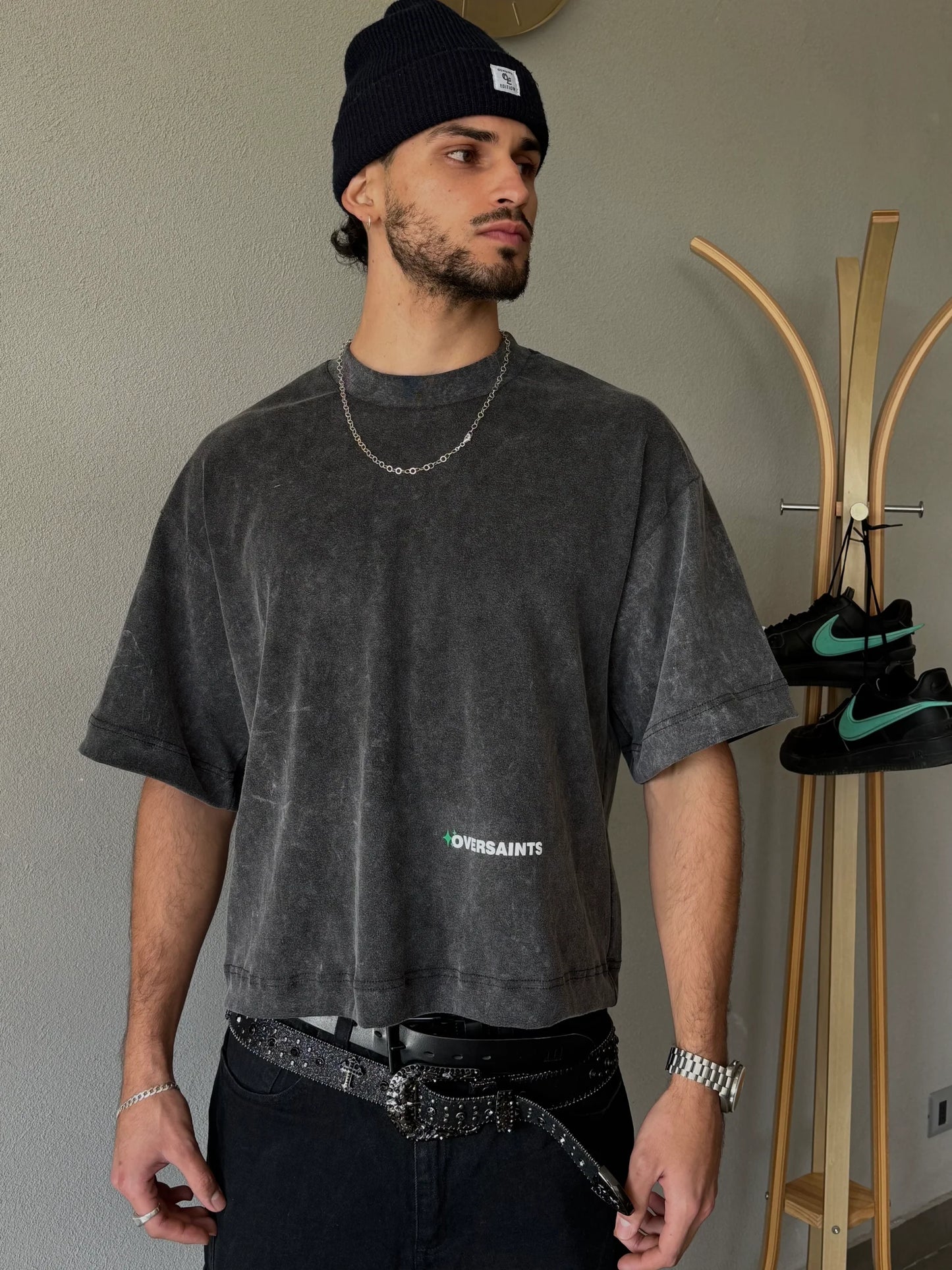 Polera Oversaints boxy Green