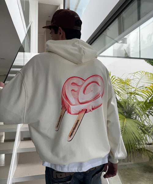 Poleron Fake Gods Ice Heart Cream - M