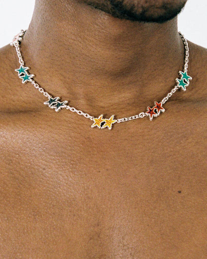 Collar TwoJeys Melted Stars