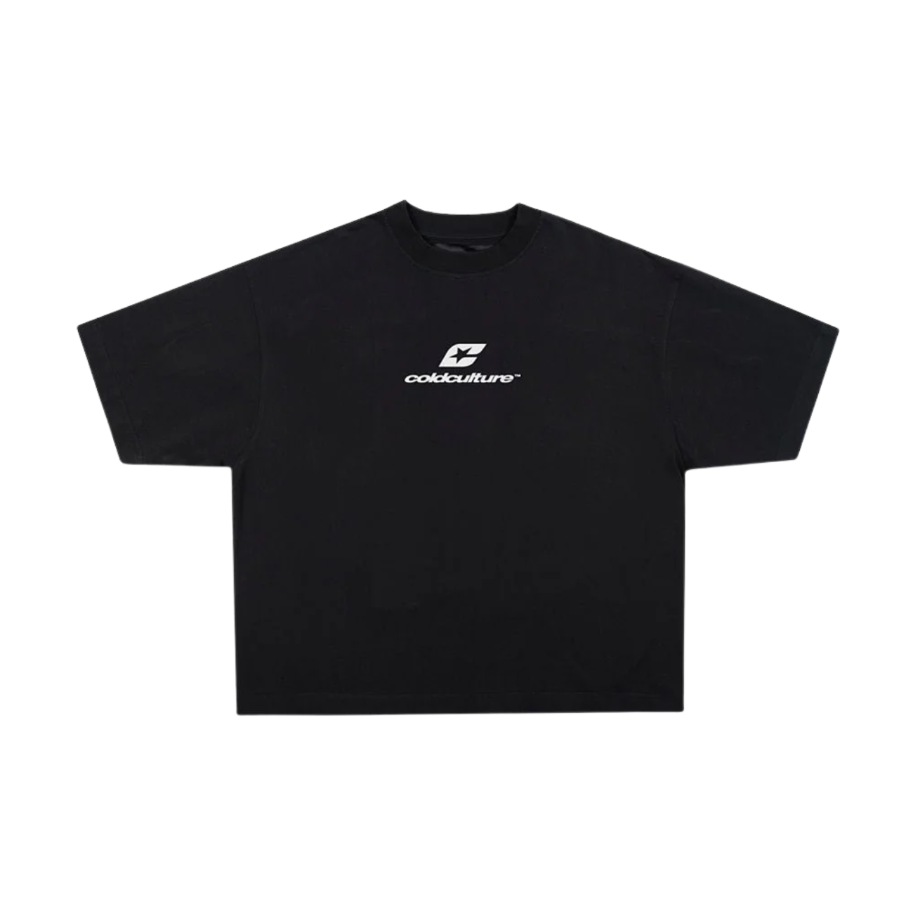 Polera Cold Culture Tartan Distress Curved Black