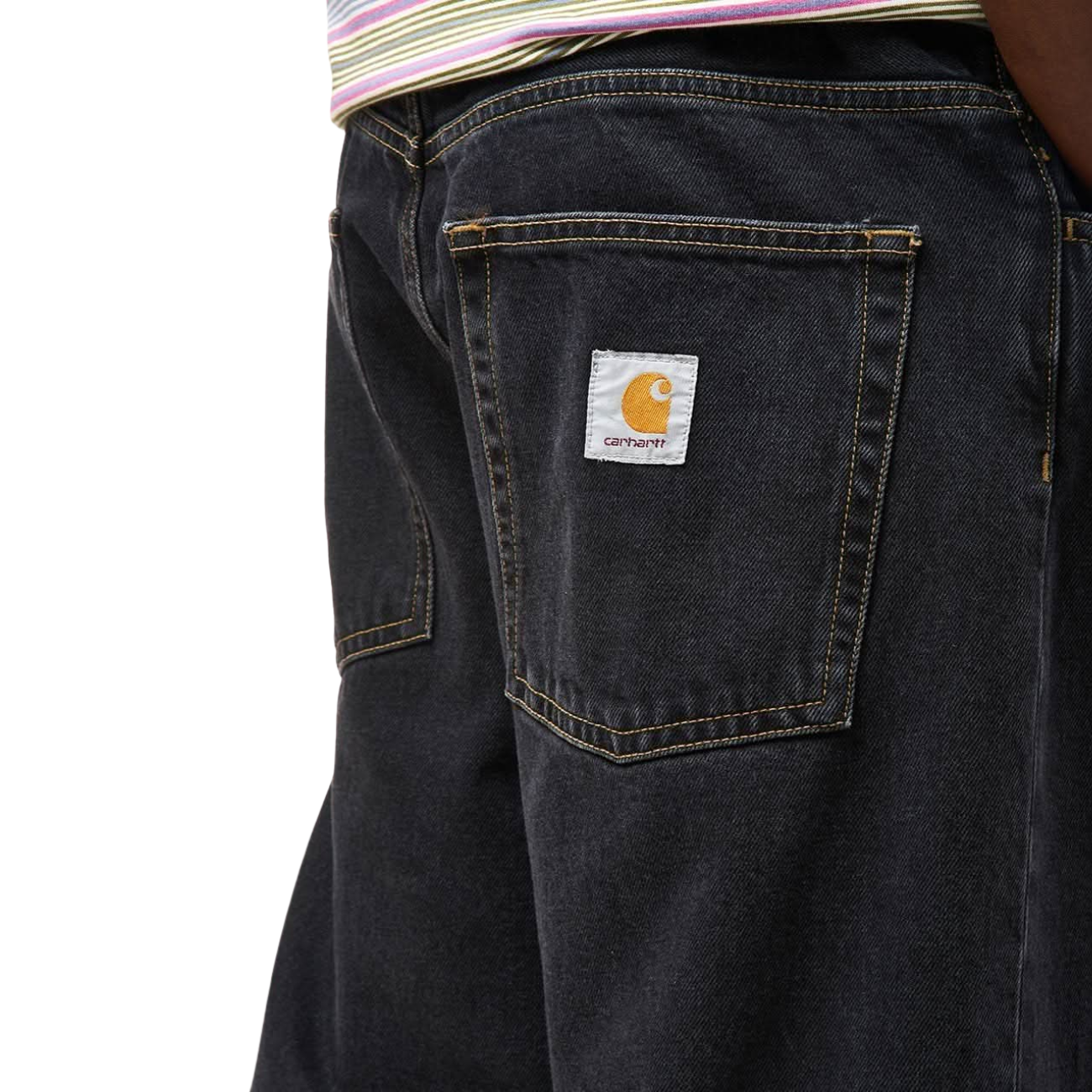 Pantalon Carhartt WIP Brandon Black Stone Washed