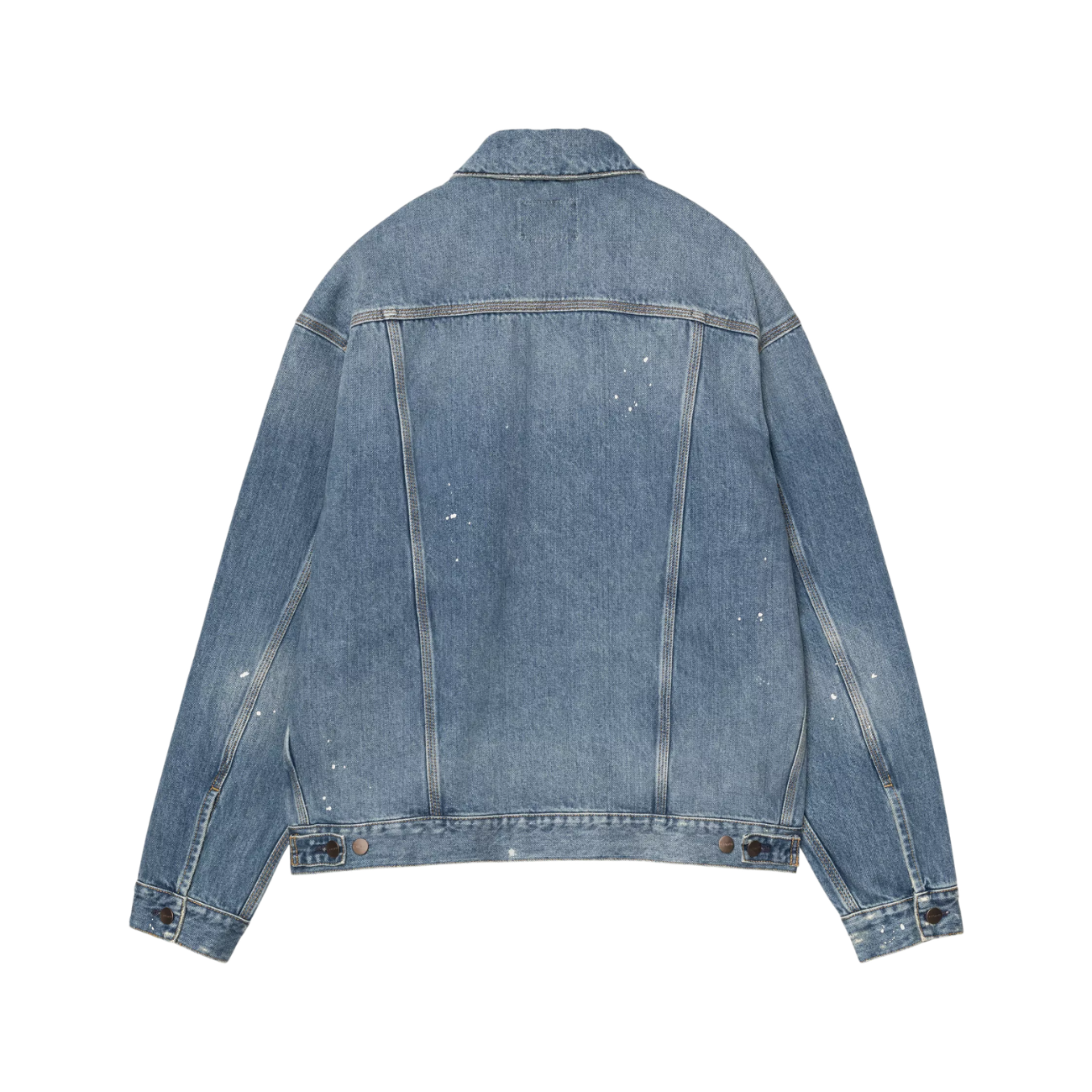 Chaqueta Carhartt WIP Helston Blue Destroy Wash Splatter
