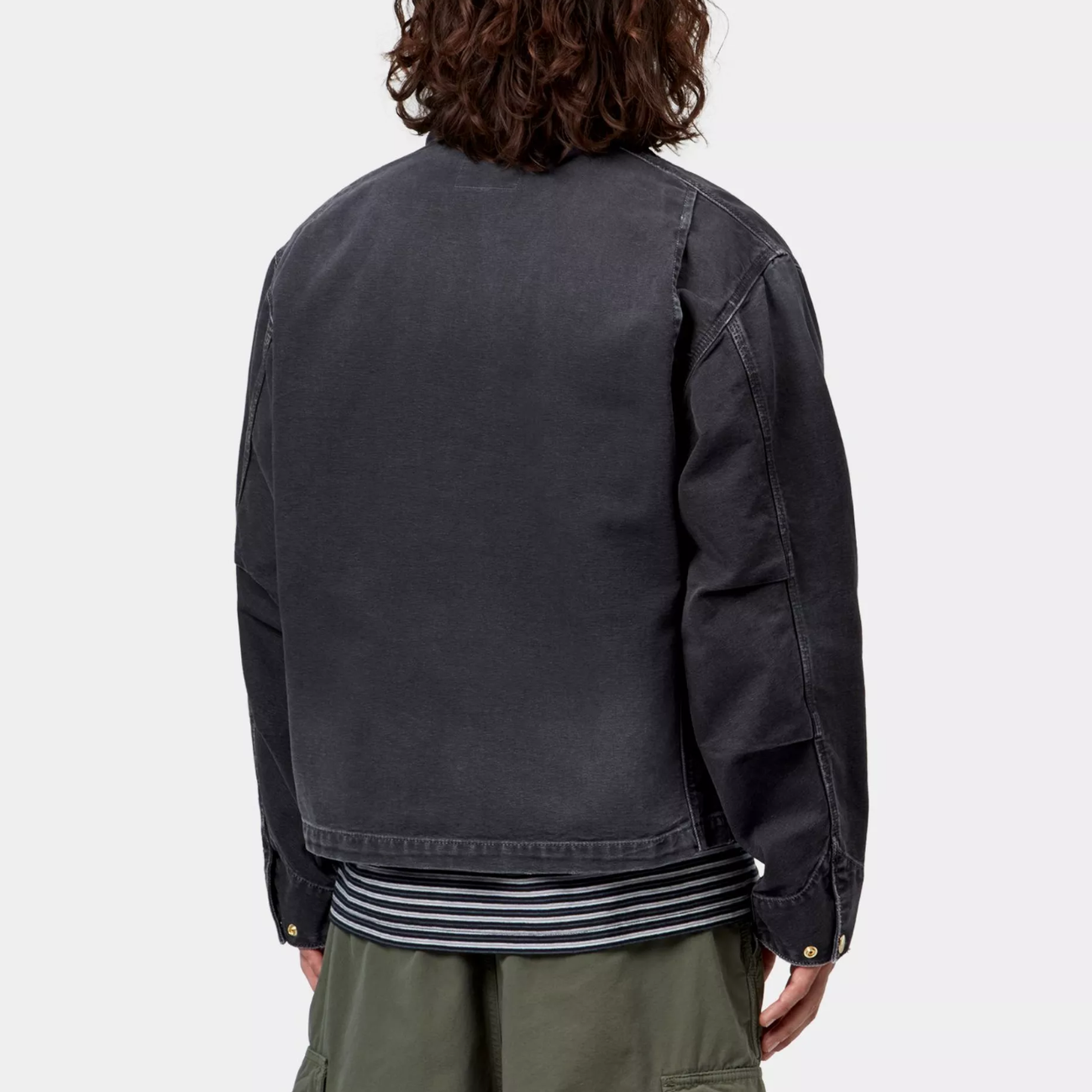 Chaqueta Carhartt WIP OG Arcan Black Destroy Wash