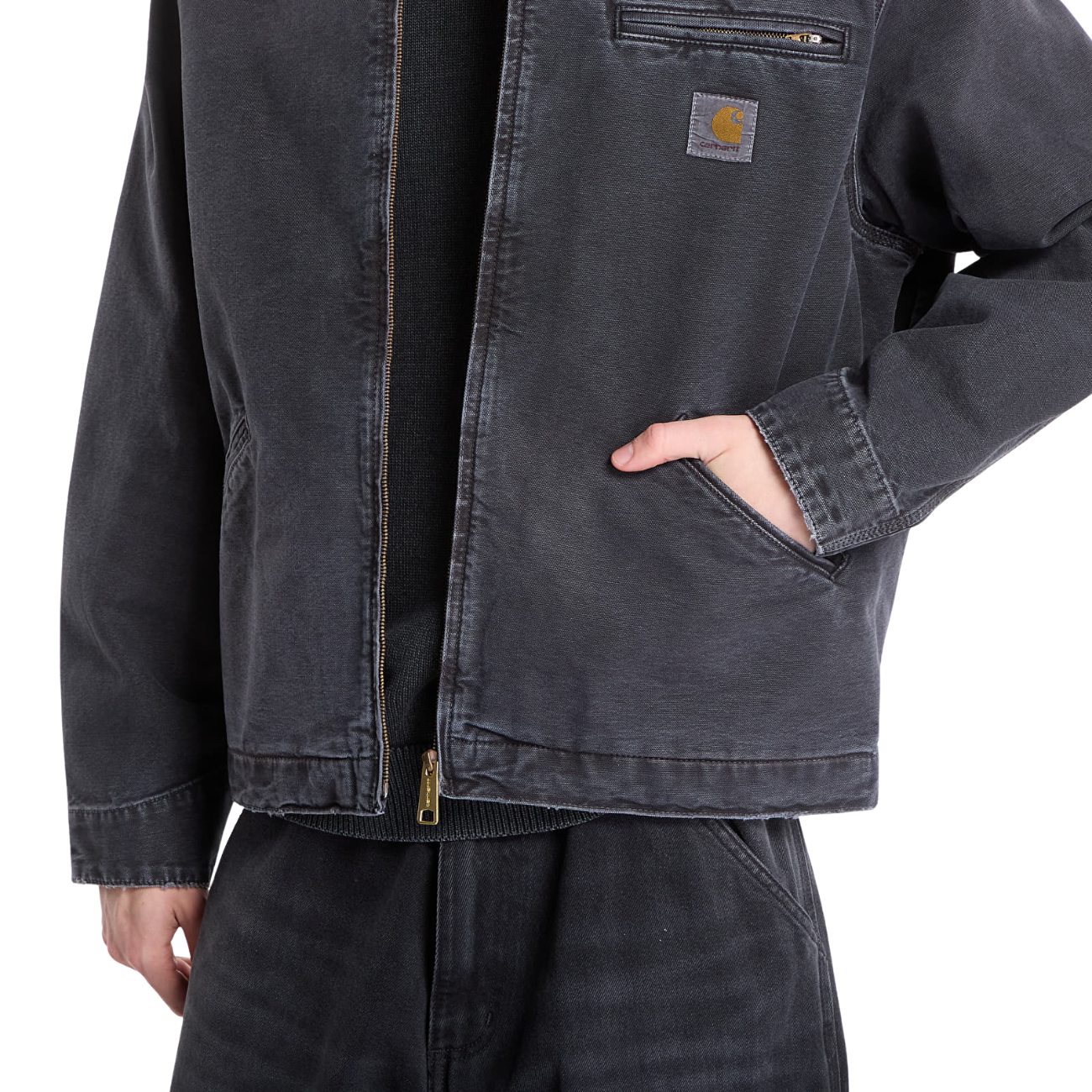 Chaqueta Carhartt WIP OG Detroit Black Destroy Black