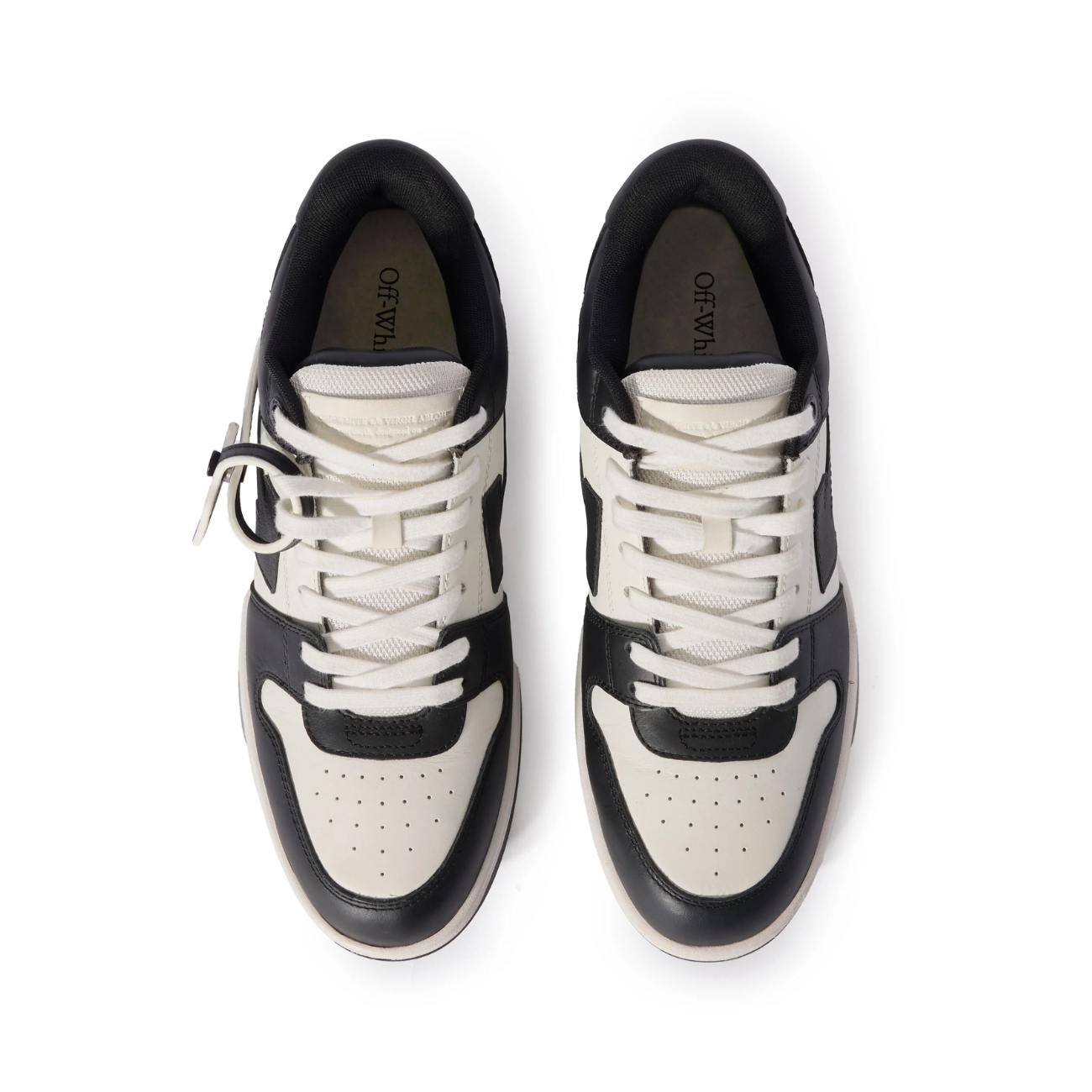 Off-White Out Of Office Calf Leather Black/White
