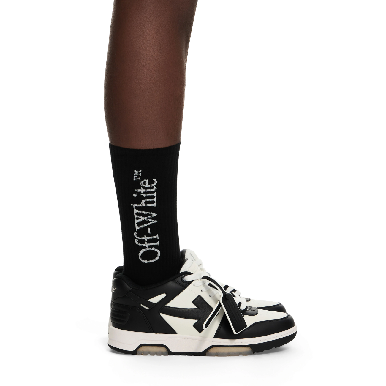 Off-White Out Of Office Calf Leather Black/White
