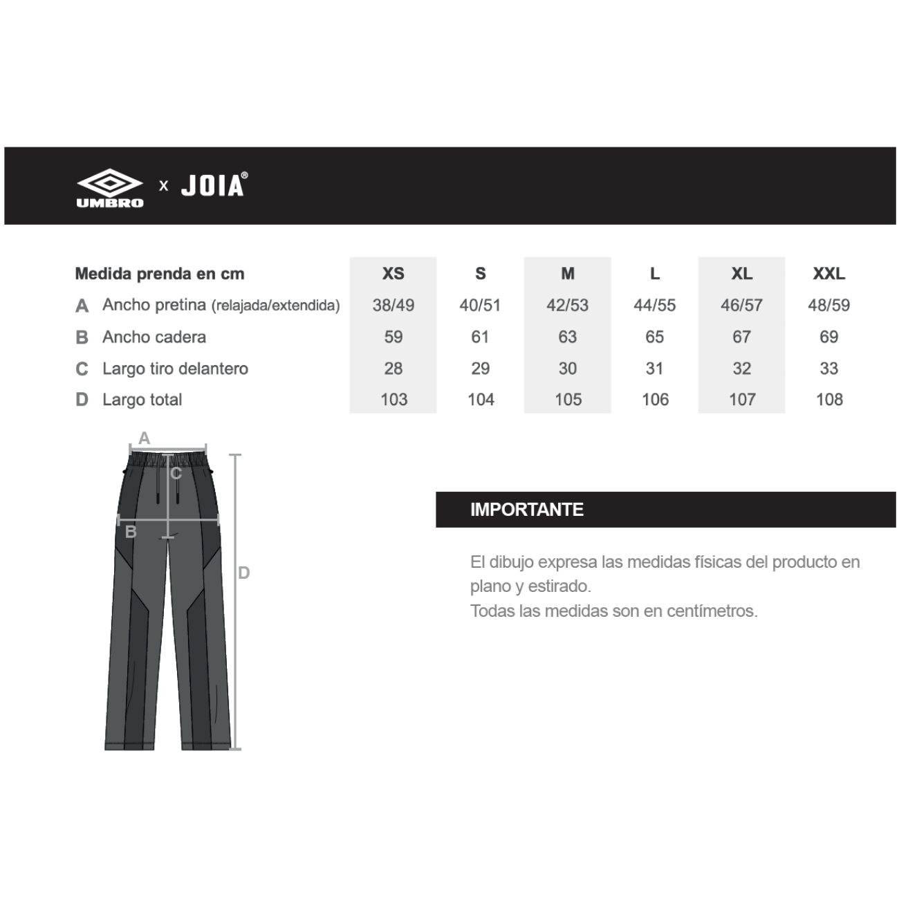 Pantalon JOIA x UMBRO Tracksuit JOIAFC