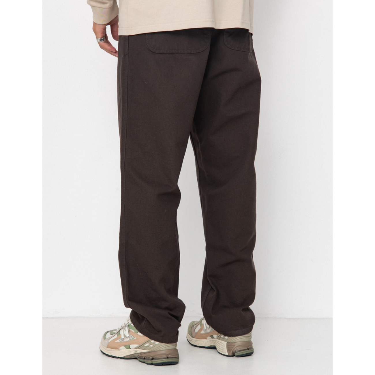 Pantalon Carhartt WIP Single Knee Tobacco Rinsed
