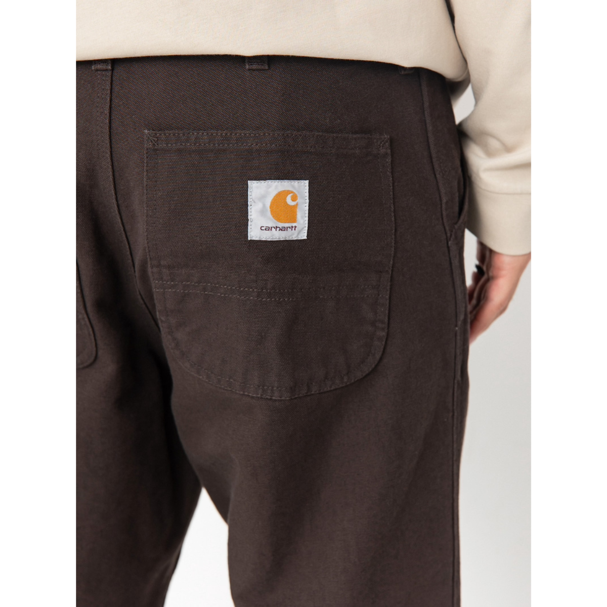 Pantalon Carhartt WIP Single Knee Tobacco Rinsed