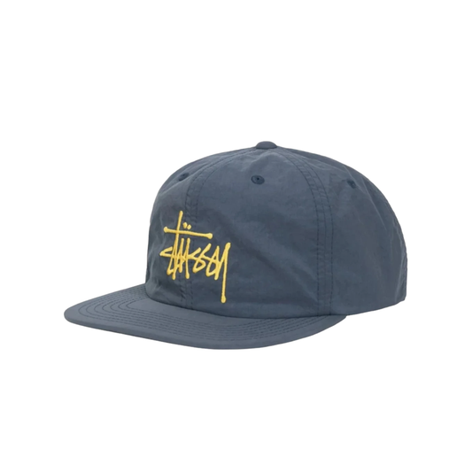 Gorro Stussy Peached Nylon Basic Strapback Steelblue