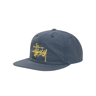 Gorro Stussy Peached Nylon Basic Strapback Steelblue
