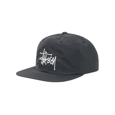 Gorro Stussy Peached Nylon Basic Strapback Black