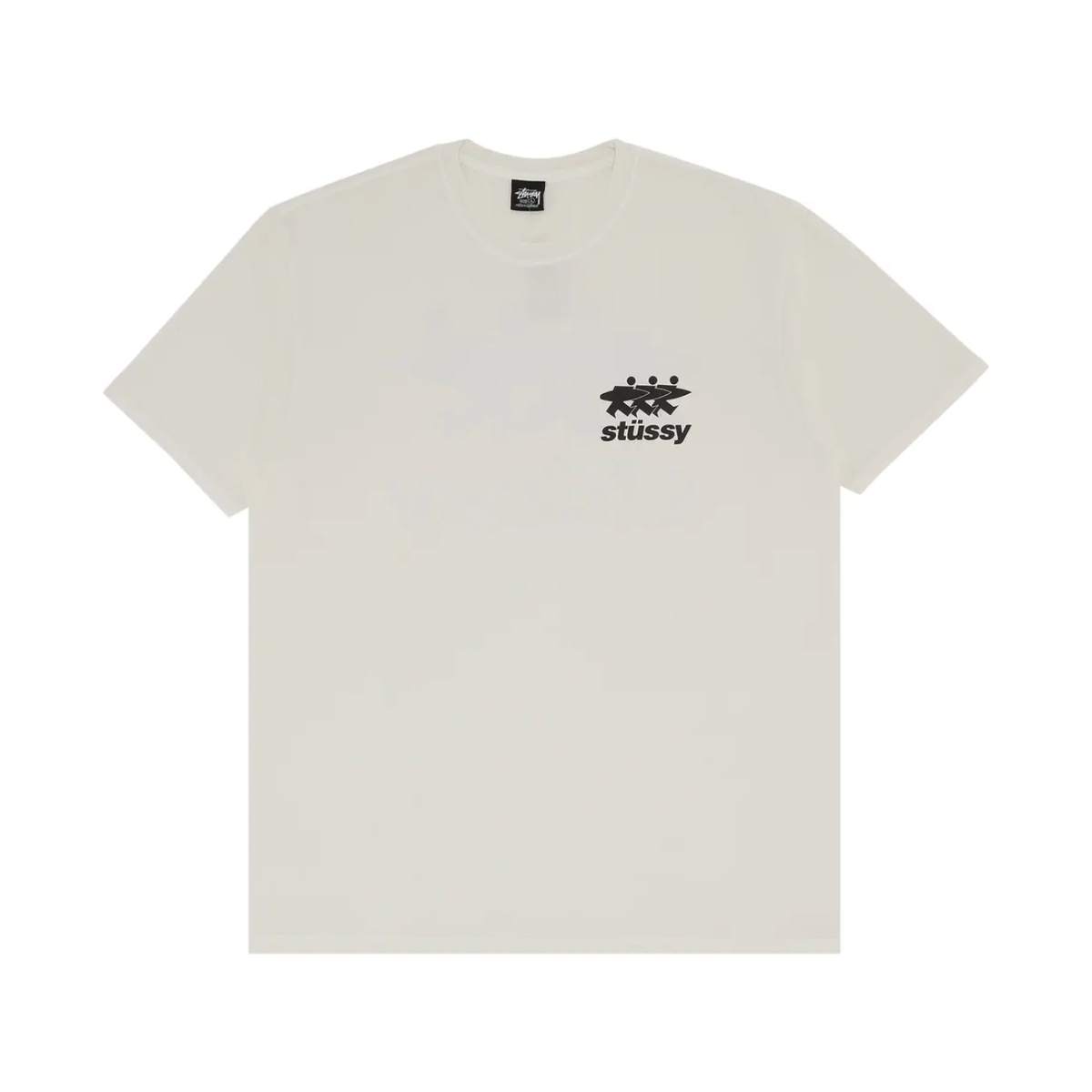 Polera Stussy Surfwalk Pig. Dyed Natural