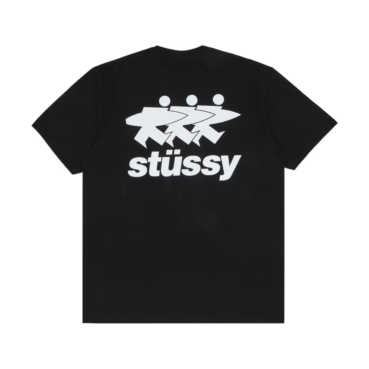 Polera Stussy Surfwalk Pig. Dyed Black