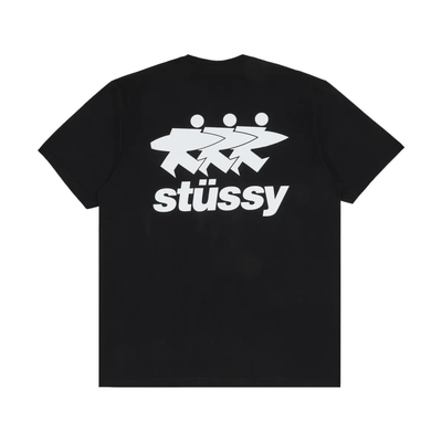 Polera Stussy Surfwalk Pig. Dyed Black