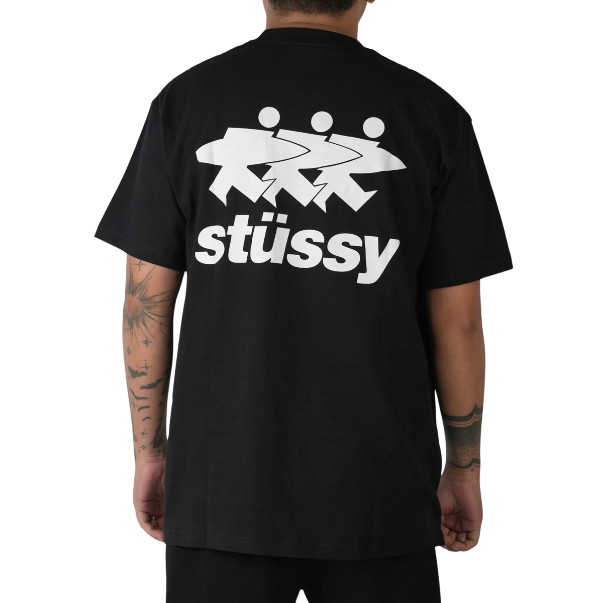 Polera Stussy Surfwalk Pig. Dyed Black