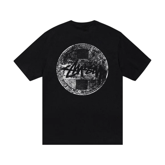 Polera Stussy Dot Stamp Black
