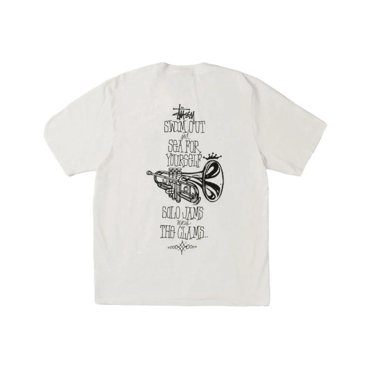Polera Stussy Swim Out Pig Dyed Natural