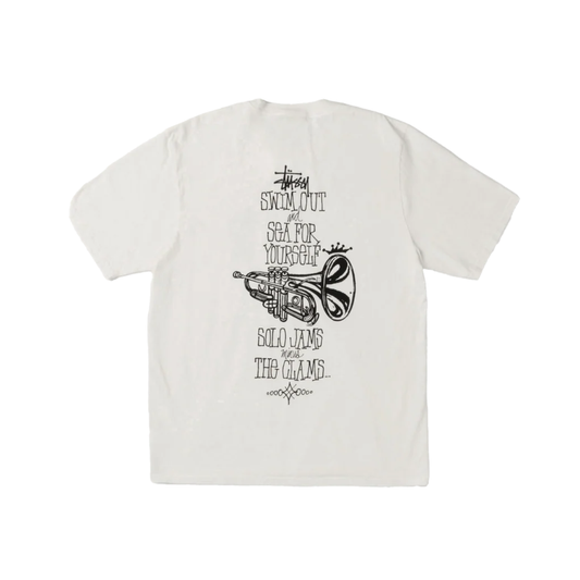 Polera Stussy Swim Out Pig Dyed Natural