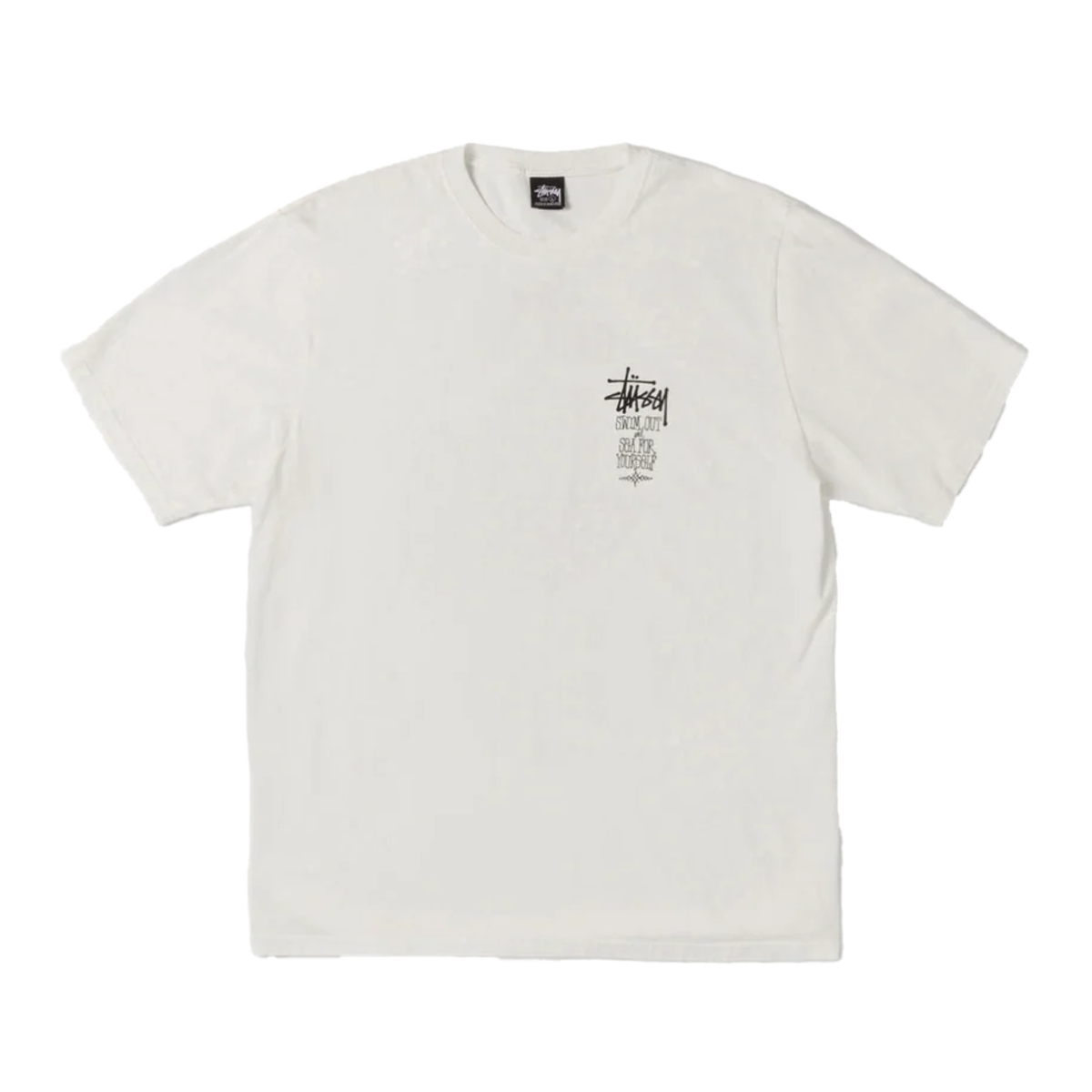 Polera Stussy Swim Out Pig Dyed Natural