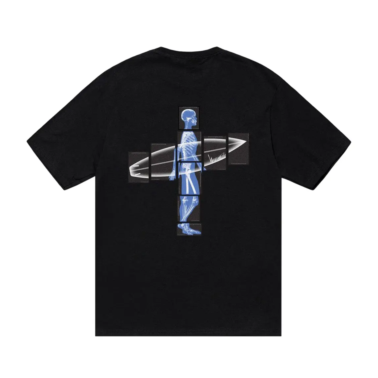 Polera Stussy Body Scan Black