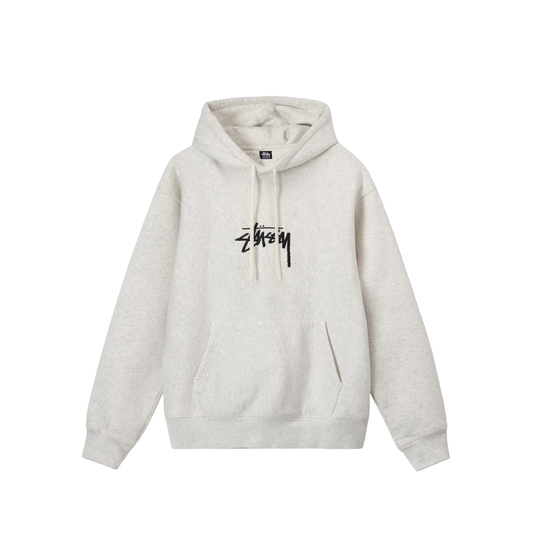 Poleron Stussy Stock Logo App Ash Heather