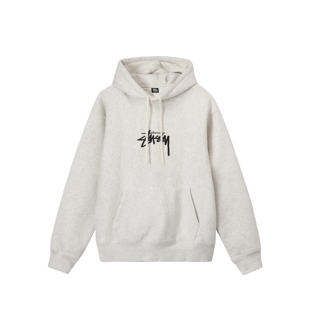Poleron Stussy Stock Logo App Ash Heather