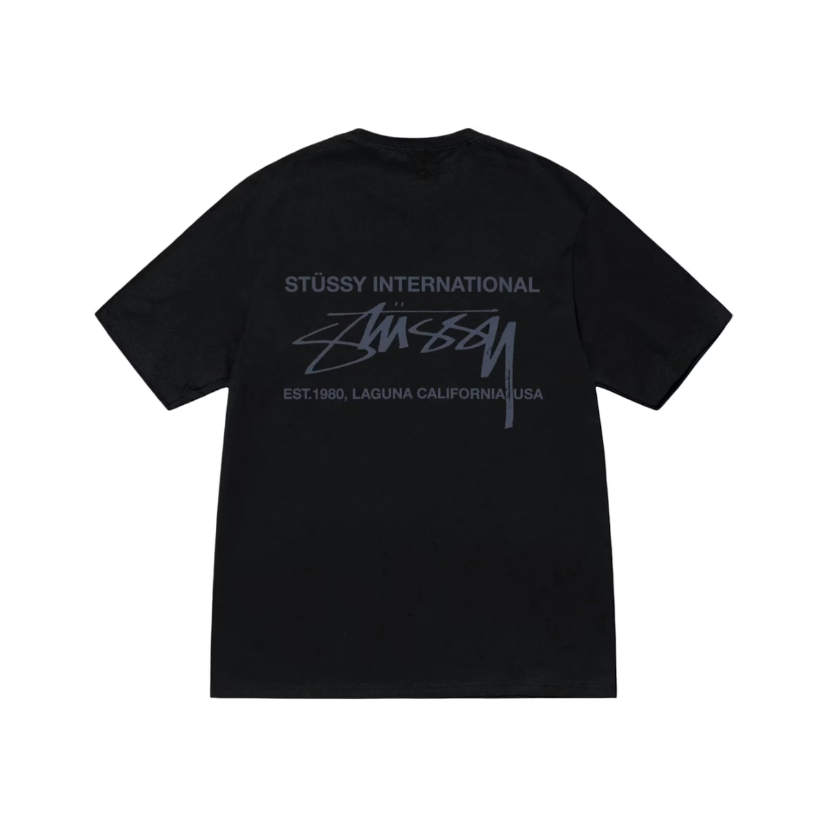 Polera Stussy Smooth International Black