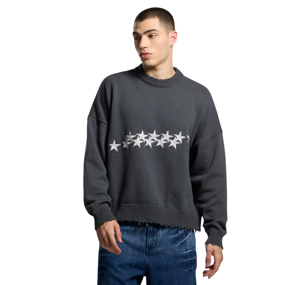 Sweater Cold Culture Stars Knit India Ink