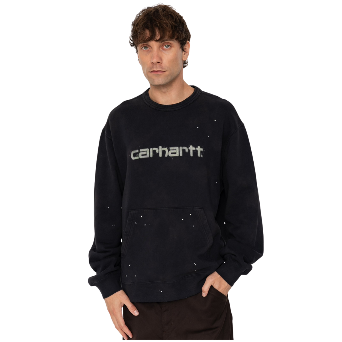 Poleron Carhartt WIP Painter Black Destroy Wash